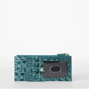 Brahmin Green Wallet with Elegant Design